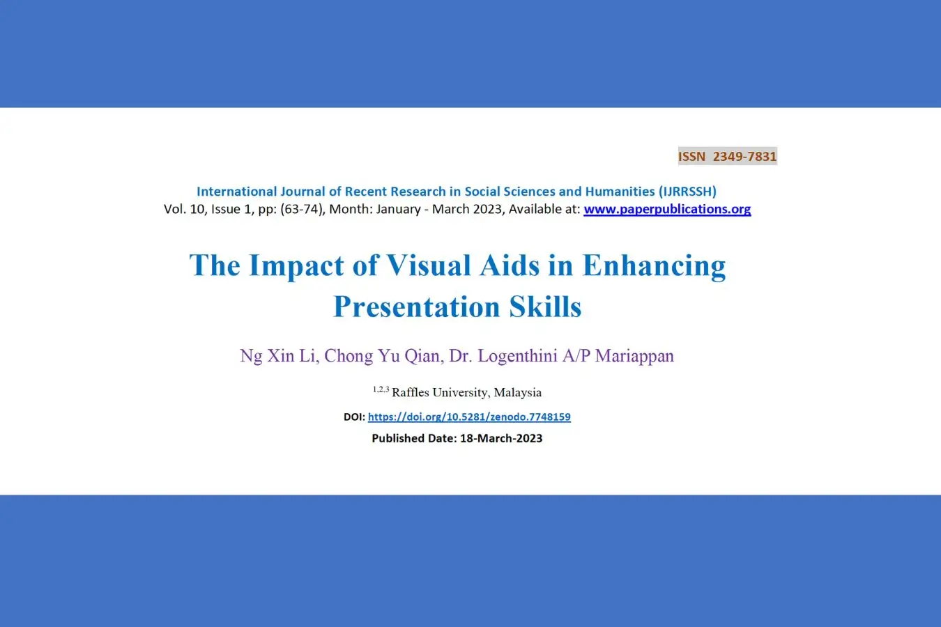 The Impact of Visual Aids in Enhancing Presentation Skills ...