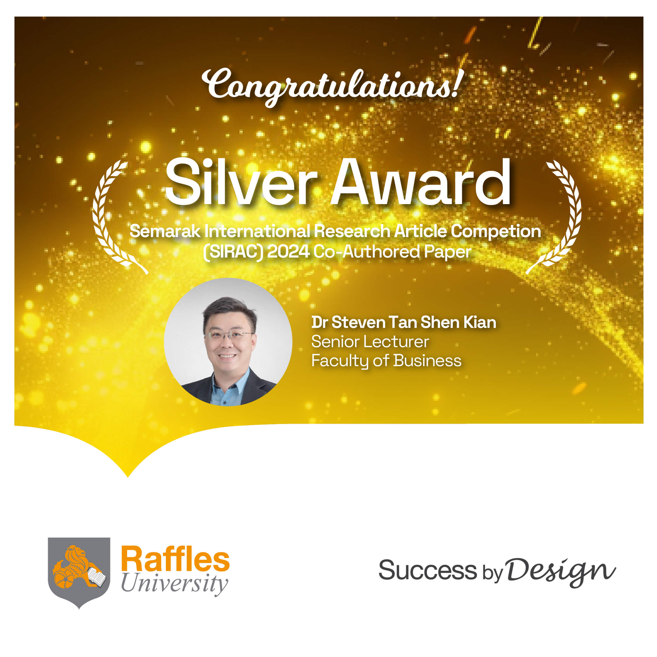 Celebrating Academic Excellence: Silver Award at SIRAC 2024 - Raffles ...