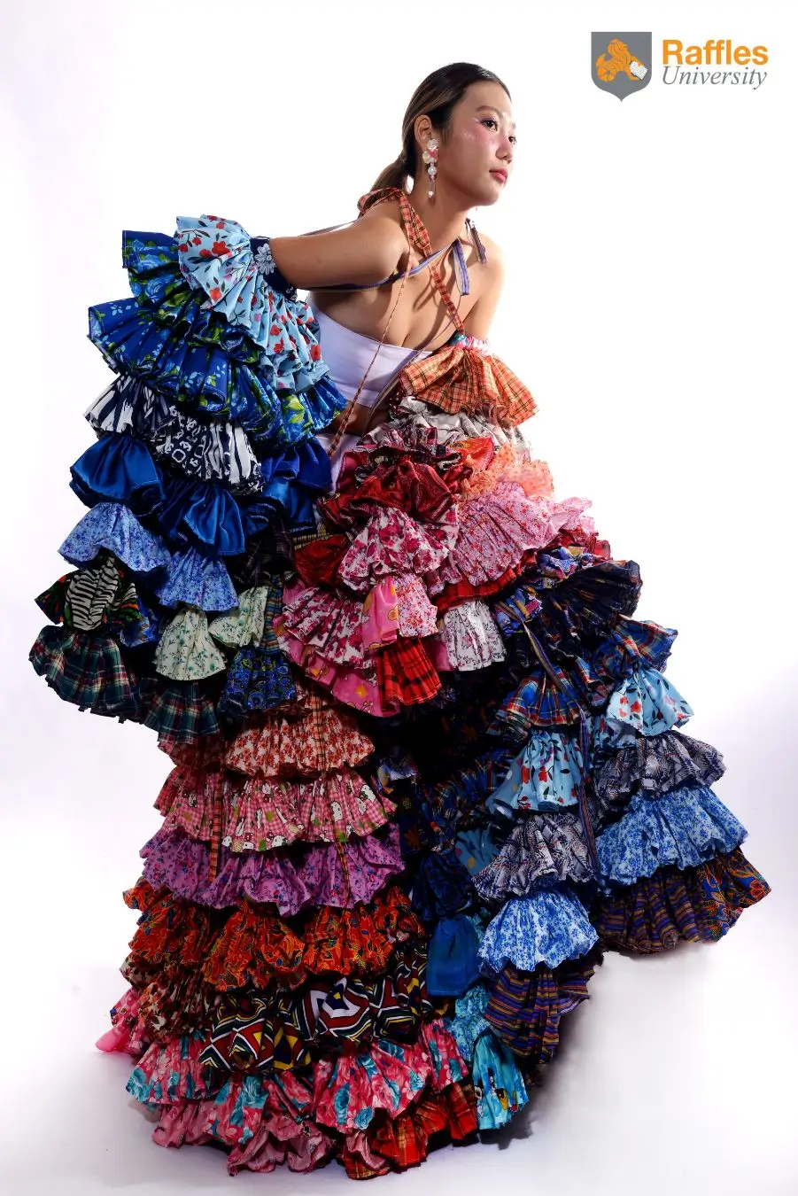 raffles dress design Oldrose Luxury Raffles Gown Collection